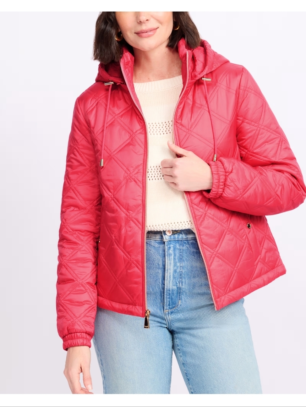 Leaving Closet Kate Spade Water Resistant Jacket with Removable Hood
